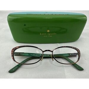 Kate‎ Spade Women's Eyeglasses Alaine 0DC7 Tortoise Aqua Oval Frame 51[]16 135